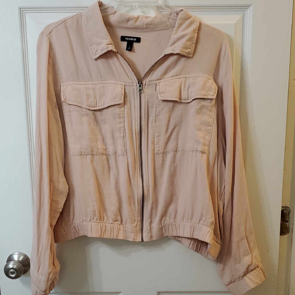 Torrid Women's Blush Utility Jacket